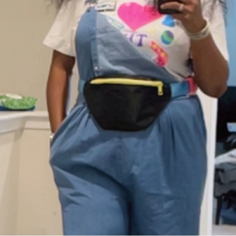 Color Block Fanny Pack Pouch